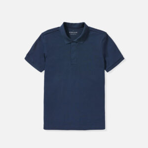 Men’s Solid Polo Neck 100% Cotton Blue
